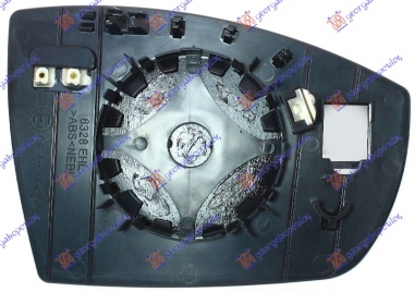 STAKLO RETROVIZORA SA GREJACEM (ASFERICN