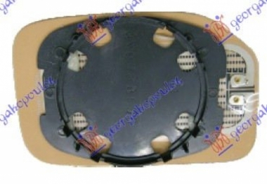 STAKLO RETROVIZORA SA GREJACEM (KONVEKSN