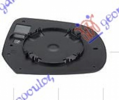 STAKLO RETROVIZORA SA GREJACEM (KONVEKSN