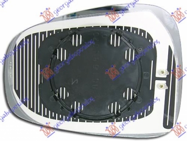 STAKLO RETROVIZORA SA GREJACEM (KONVEKSN