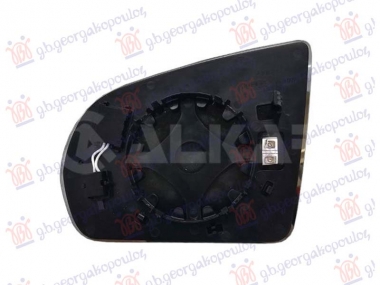 STAKLO RETROVIZORA SA GREJACEM (MRTAV UGAO) (2+2 PIN) (KONVEKSNO)