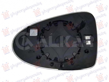 STAKLO RETROVIZORA SA GREJACEM (MRTAV UGAO) (2+2 PIN) (KONVEKSNO)