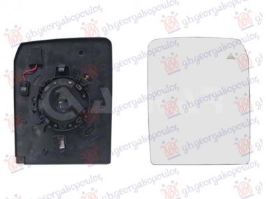 STAKLO RETROVIZORA SA GREJACEM (MRTAV UGAO) (KONVEKSNO) (2 PIN) 2024-