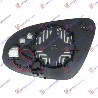 STAKLO RETROVIZORA SA GREJACEM (MRTAV UGAO) (KONVEKSNO)