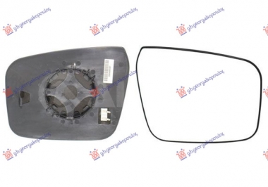 STAKLO RETROVIZORA SA GREJACEM (OKRUGLO KACENJE) (KONVEKSNO)