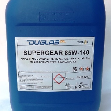 Ulje 20L SUPERGEAR 85W-140