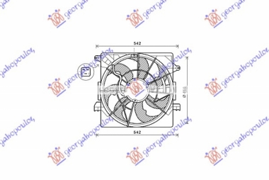 VENTILATOR 1.7 DIZ (465mm) (3PIN)