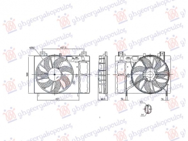 VENTILATOR (2 PIN) (NISSENS)