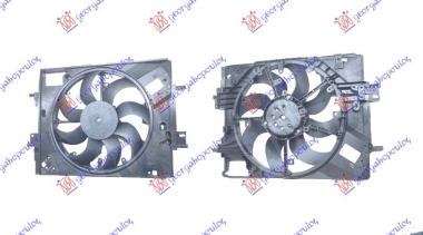 VENTILATOR KOMPLET 1.0/1.3 BENZIN - 1.5 DIZEL (400mm) (2 PIN) (NISSENS)