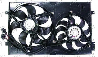 VENTILATOR KOMPLET (DUPLI) BENZIN-DIZEL