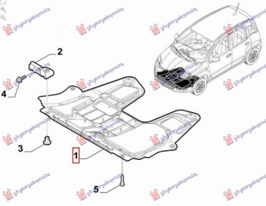 ZASTITA MOTORA PLASTICNA 1.0 (O)