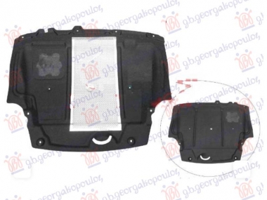 ZASTITA MOTORA PREDNJA PLASTICNA (SA ALUMINIJUMOM)