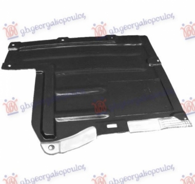 ZASTITA MOTORA SREDNJA (PREDNJI DEO) PLASTICNA (SA ALUMI. POKLOPOM) (AUTOMATSKI)
