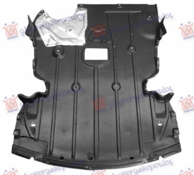 ZASTITA MOTORA (SREDNJI DEO) PLASTICNA (SA ALUMI. POKLOPOM)