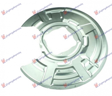ZASTITA ZADNJEG KOCIONOG DISKA (PRECNIK ZASTITE 370/105mm) (PRECNIK DISKA 320mm) ALUMINIJUM