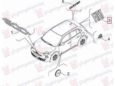 ZNAK ZADNJI (FIAT) (O)